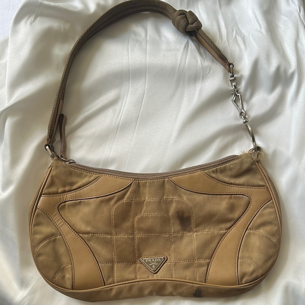 Prada Tan Shoulder Bag